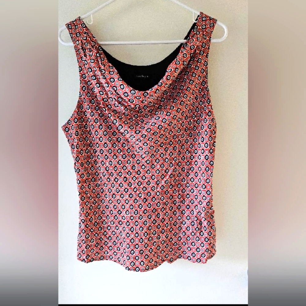 Bentley A Scoop Neck sleeveless blouse Size XL